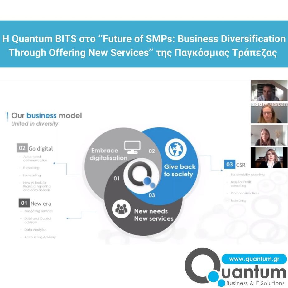 Η Quantum BITS στο ‘’Future of SMPs Business Diversification Through Offering New Services’’ της Παγκόσμιας Τράπεζας (1)